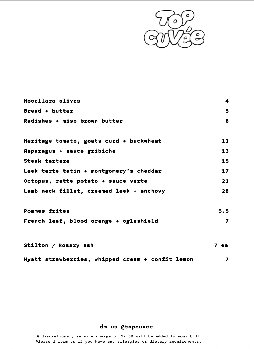 Cuvee wine list discount